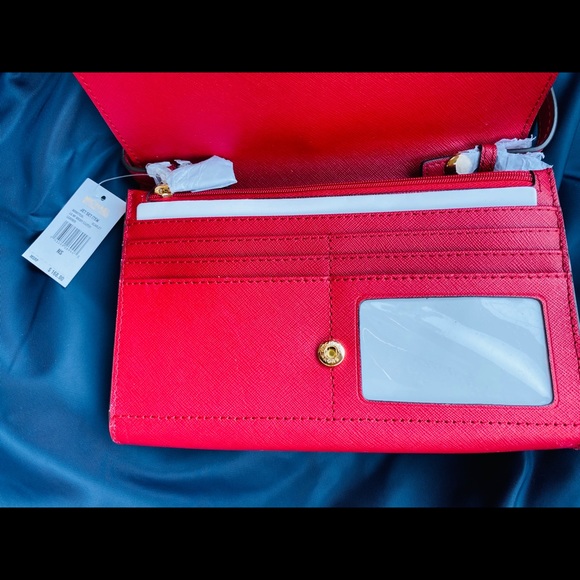 SALE💥Michael KORS Crossbody Leather Clutch-Wallet - Picture 6 of 8